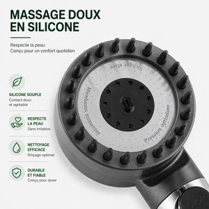 Pommeau de Douche Filtrant Anti-Calcaire ReliefVital